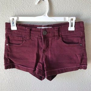 RSQ Malibu burgundy shorts